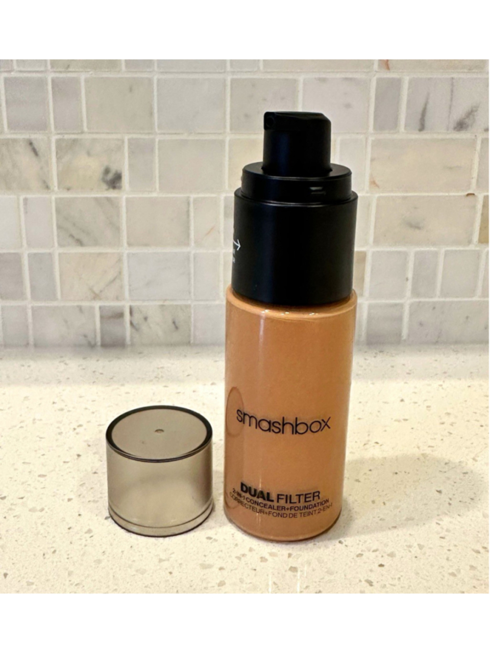 Smashbox Dual Filter 2-in-1 Liquid Foundation Light Medium 15 Cool 0.8 fl oz